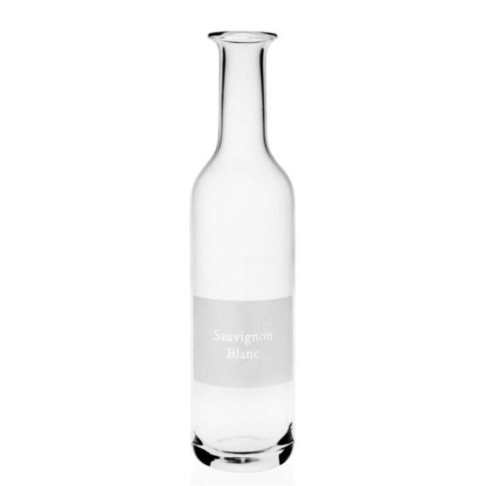 William Yeoward Crystal Country Labeled Wine‎ Carafe Sauvignon Blanc Wine 14"